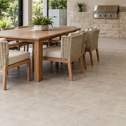 Alfresco Areas — Tiled; representative concept
