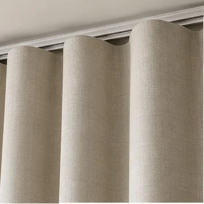 Blockout Curtains — Wave fold; representative concept