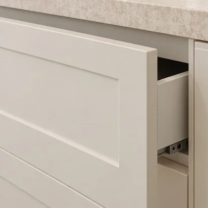 Cabinetry Finishes — Painted finish; representative concept