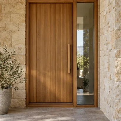 Entry Doors — Timber; representative concept