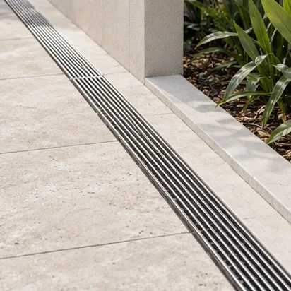 External Drainage — Surface channel; representative concept