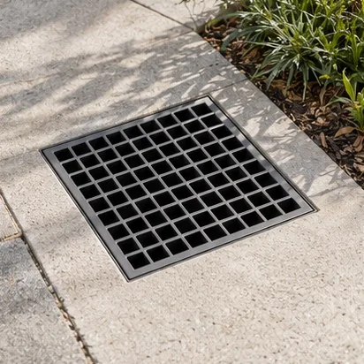 External Drainage — Grated pit; representative concept