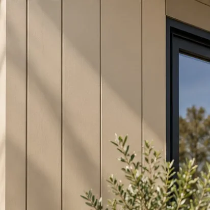External Paint — Warm neutral; representative concept