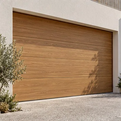Garage Doors — Timber-look; representative concept