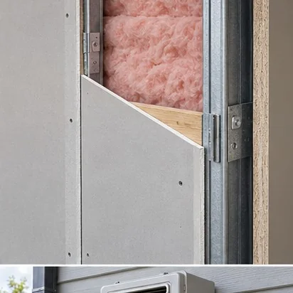 Insulation — Acoustic option; representative concept