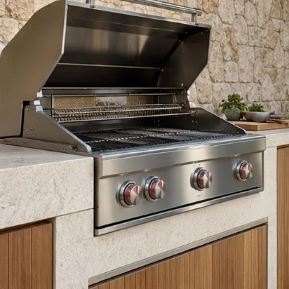 Outdoor Kitchens — BBQ provision; representative concept