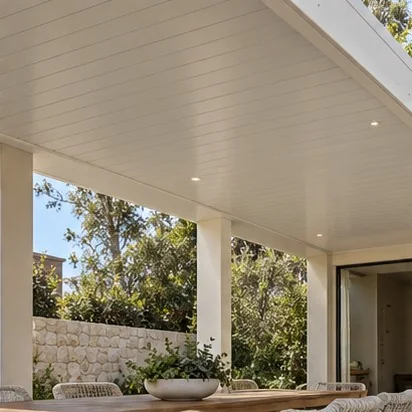 Pergolas — Roofed; representative concept