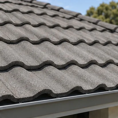 Roofing — Concrete tiles; representative concept