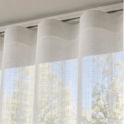 Sheer Curtains — Wave fold; representative concept