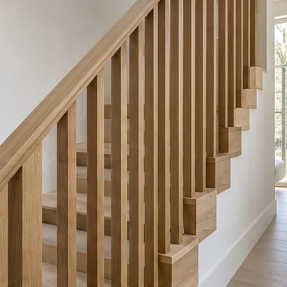 Staircases — Custom balustrade; representative concept