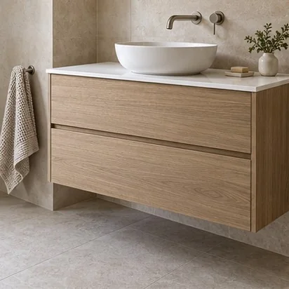 Vanities — Wall hung; representative concept