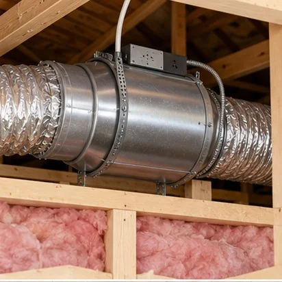 Ventilation — Ducted extraction; representative concept
